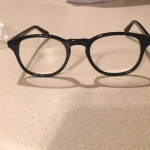 Warby Parker Downing glasses in Jet black